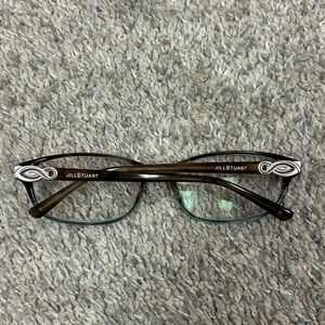Jill Stuart Eyeglass FRAMES ONLY JS 317-2 53 16 130 Brown Blue Eyeglasses